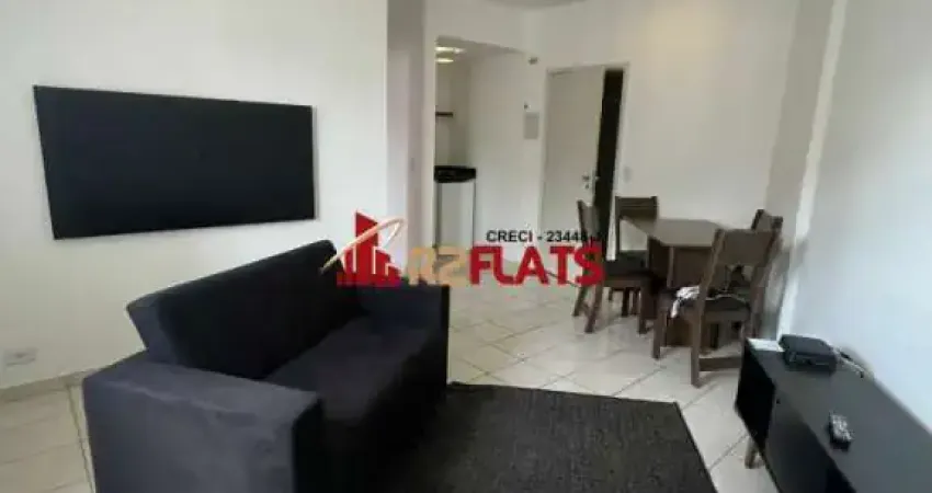 Flat com 1 quarto para alugar na Avenida Miruna, 399, Moema, São Paulo