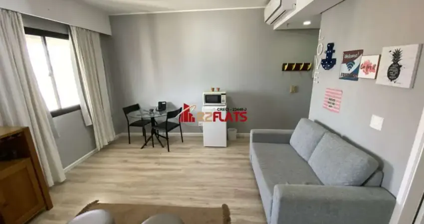 Flat com 1 quarto para alugar na Avenida Rouxinol, 55, Moema, São Paulo