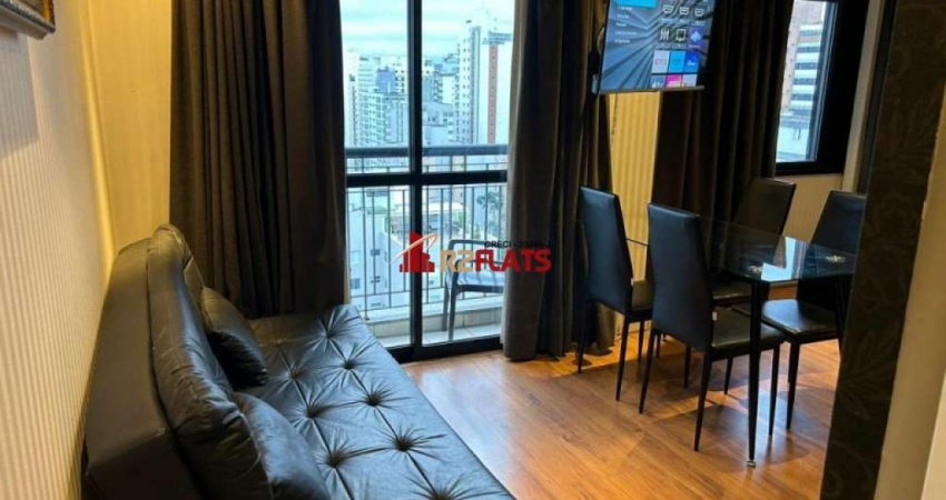 Flat com 1 quarto para alugar na Avenida Lavandisca, 365, Moema, São Paulo