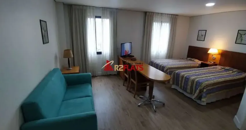Flat com 2 quartos para alugar na Avenida Jamaris, 101, Moema, São Paulo