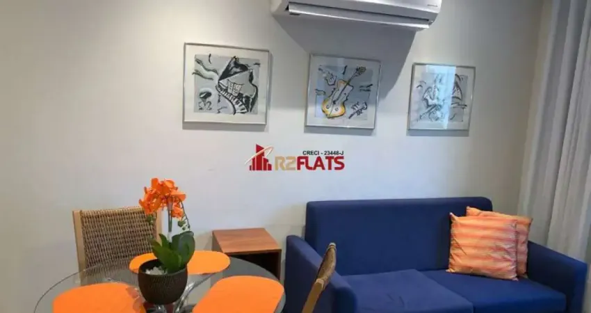 Flat com 1 quarto para alugar na Avenida Jamaris, 131, Moema, São Paulo