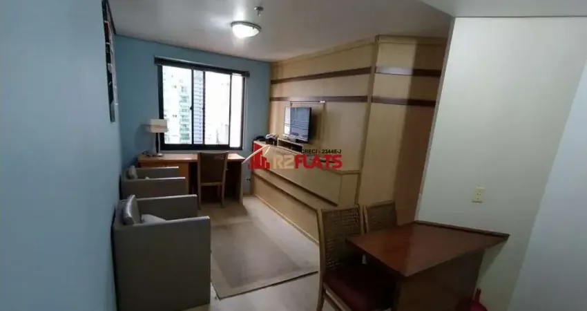 Flat com 1 quarto para alugar na Avenida Jamaris, 101, Moema, São Paulo