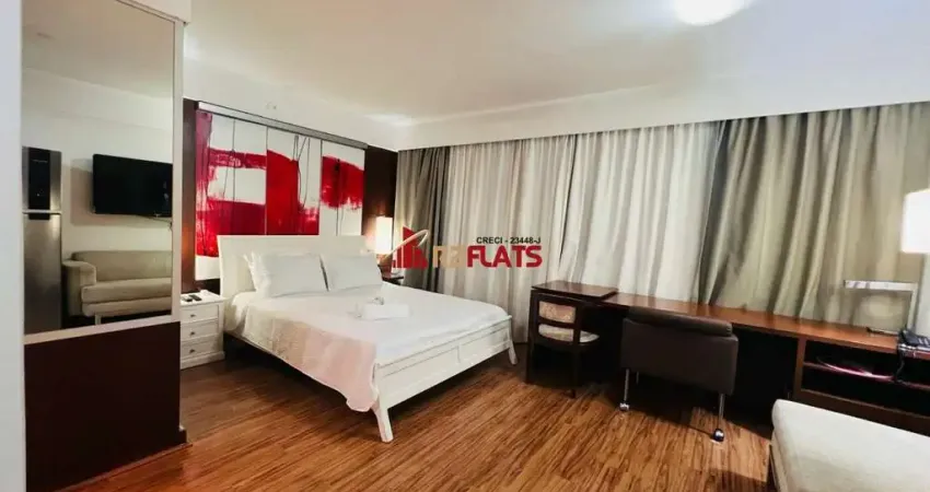 Flat com 1 quarto para alugar na Avenida Ibirapuera, 2534, Moema, São Paulo