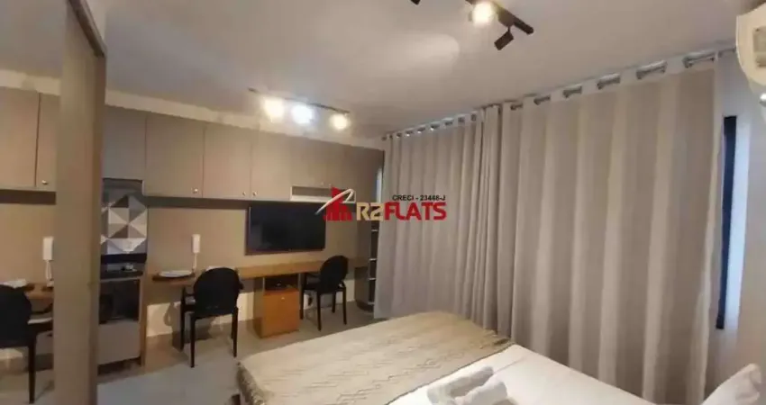 Flat com 1 quarto para alugar na Avenida das Carinas, 301, Indianópolis, São Paulo
