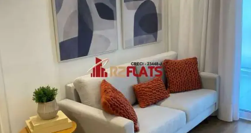 Flat com 1 quarto para alugar na Rua Sansão Alves dos Santos, 343, Brooklin, São Paulo
