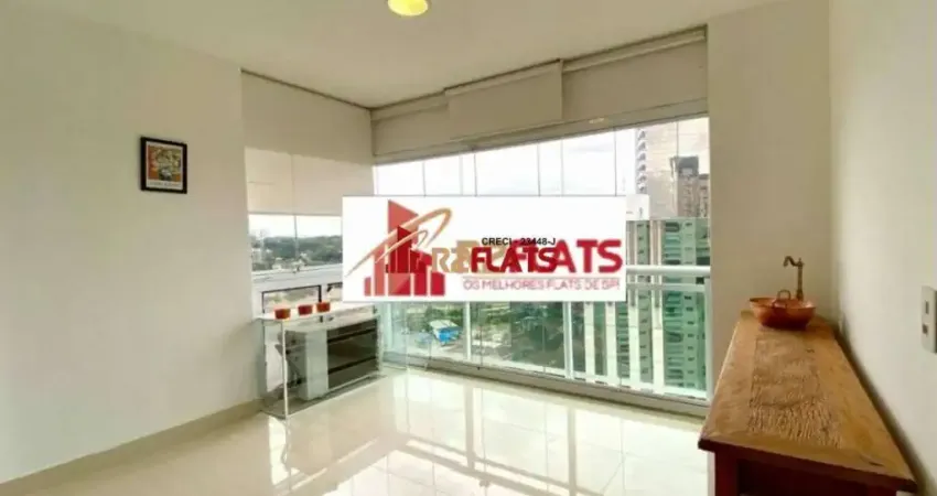 Flat com 2 quartos para alugar na Rua Kansas, 1700, Brooklin, São Paulo
