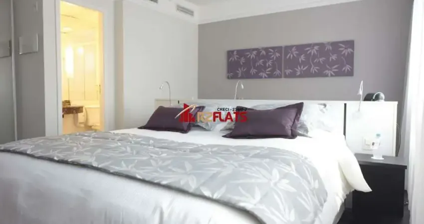 Flat com 1 quarto para alugar na Avenida Macuco, 595, Moema, São Paulo