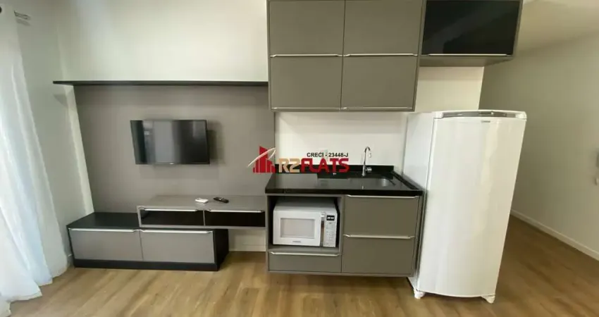 Flat com 1 quarto para alugar na Avenida das Carinas, 301, Indianópolis, São Paulo