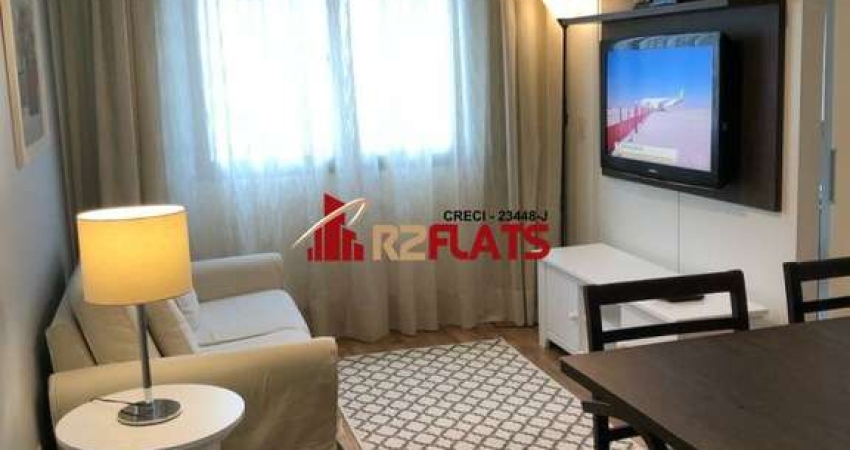 Flat com 1 quarto para alugar na Avenida Macuco, 595, Moema, São Paulo
