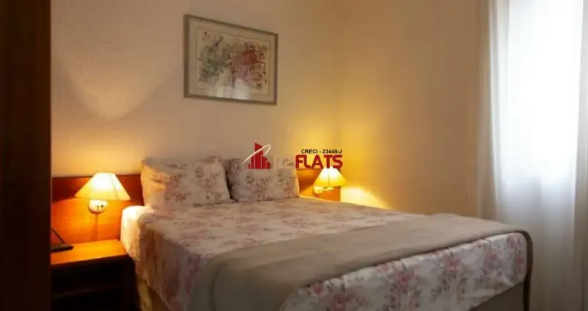 Flat com 1 quarto para alugar na Avenida Ibijaú, 364, Moema, São Paulo