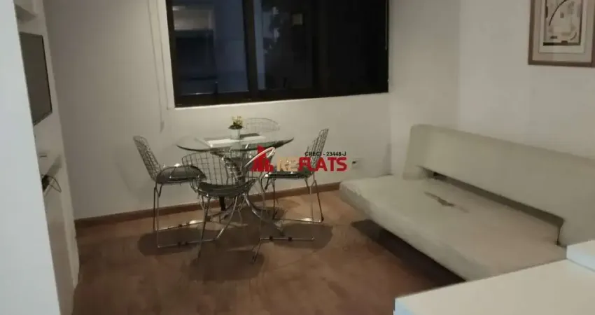 Flat com 1 quarto para alugar na Avenida Ibijaú, 364, Moema, São Paulo