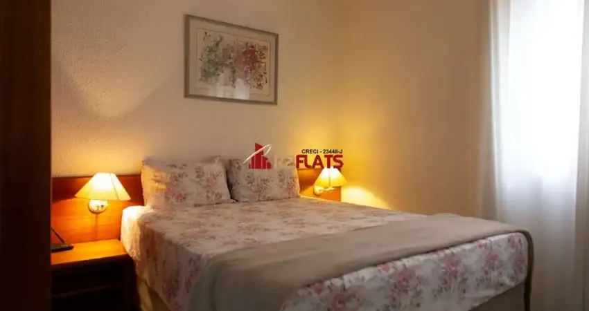 Flat com 1 quarto para alugar na Avenida Ibijaú, 364, Moema, São Paulo