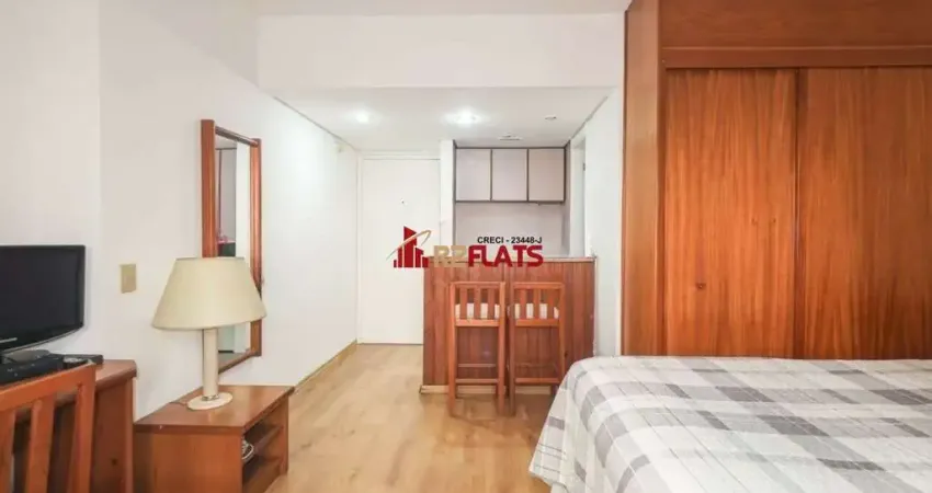 Flat com 1 quarto para alugar na Avenida Ibijaú, 364, Moema, São Paulo