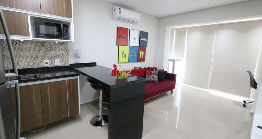 Flat com 1 quarto para alugar na Rua Henri Dunant, 1066, Brooklin, São Paulo