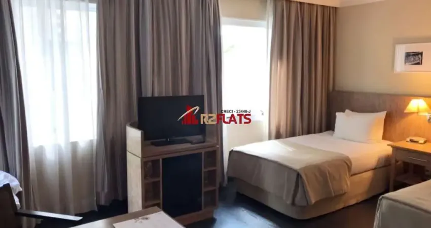 Flat com 1 quarto para alugar na Rua Quintana, 934, Brooklin, São Paulo
