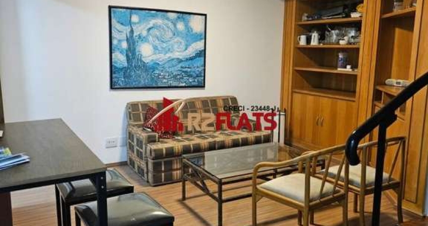 Flat com 1 quarto para alugar na Alameda Jauaperi, 1083, Moema, São Paulo