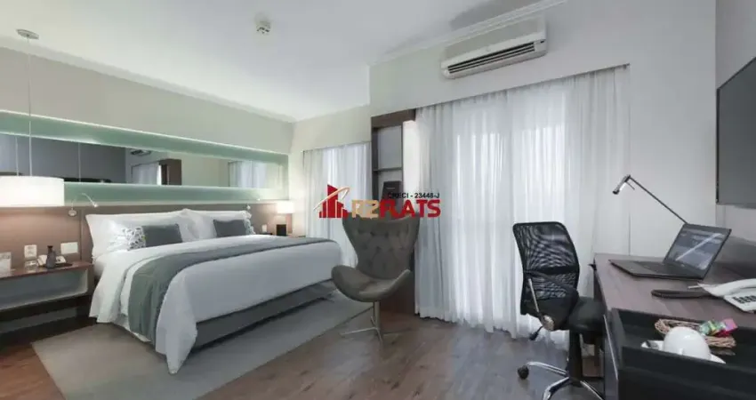 Flat com 1 quarto para alugar na Rua Jerônimo da Veiga, 248, Itaim Bibi, São Paulo