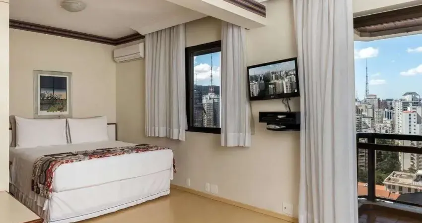 Flat com 1 quarto para alugar na Alameda Ministro Rocha Azevedo, 523, Jardins, São Paulo