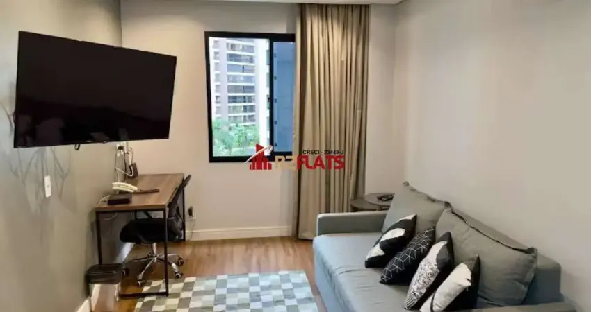 Flat com 1 quarto para alugar na Avenida Jamaris, 110, Moema, São Paulo