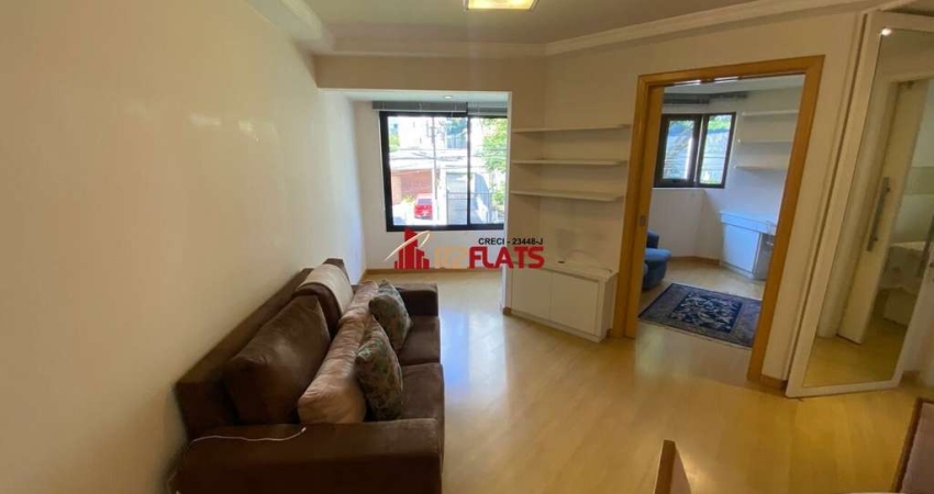 Flat com 2 quartos para alugar na Avenida Miruna, 320, Moema, São Paulo
