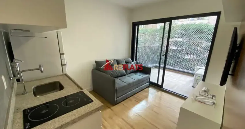 Apartamento com 1 quarto para alugar na Alameda dos Jurupis, 813, Indianópolis, São Paulo
