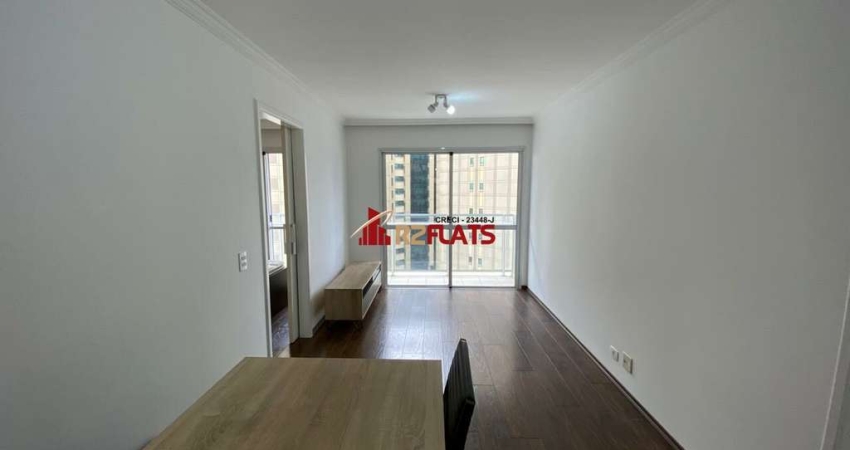 Flat com 1 quarto para alugar na Rua Juquis, 391, Moema, São Paulo