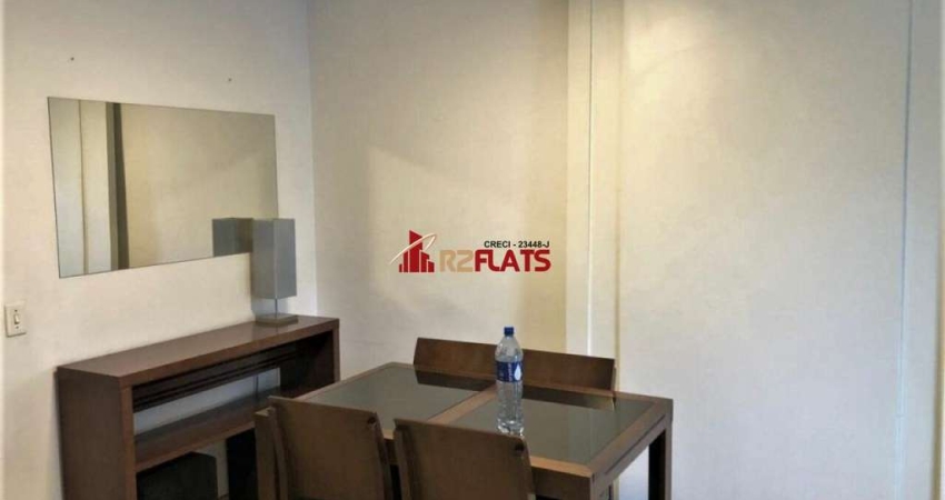 Flat com 1 quarto para alugar na Rua Juquis, 391, Moema, São Paulo