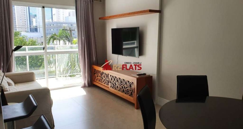 Flat com 2 quartos para alugar na Rua Juquis, 391, Moema, São Paulo