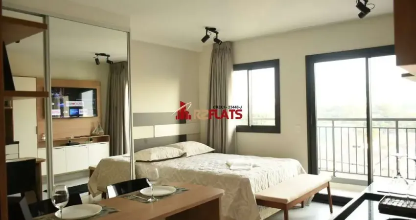 Flat com 1 quarto para alugar na Avenida das Carinas, 301, Moema, São Paulo