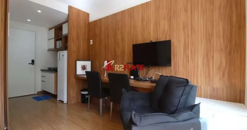 Flat com 1 quarto para alugar na Avenida das Carinas, 301, Indianópolis, São Paulo