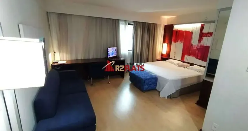 Flat com 1 quarto para alugar na Avenida Ibirapuera, 2534, Moema, São Paulo