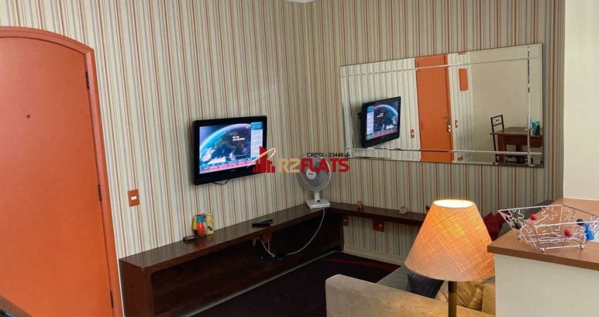 Flat com 1 quarto para alugar na Rua Araguari, 711, Moema, São Paulo