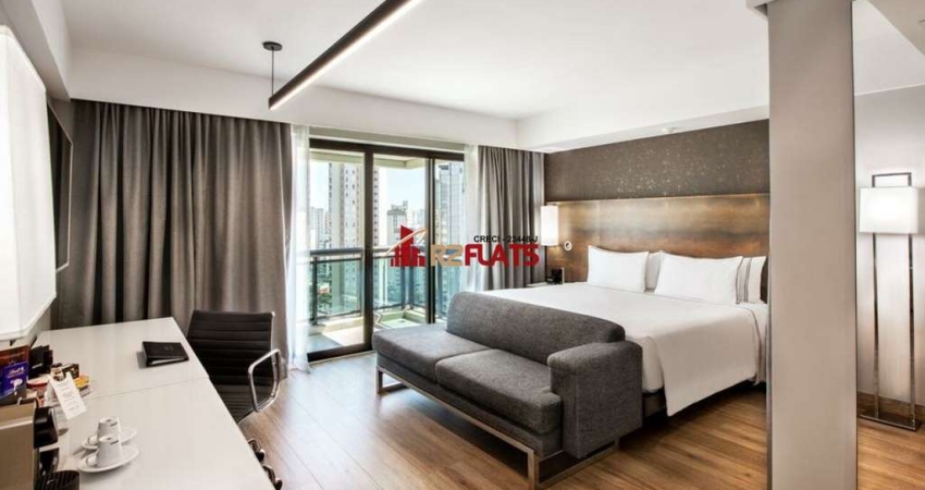 Flat com 1 quarto para alugar na Avenida Ibirapuera, 2534, Moema, São Paulo