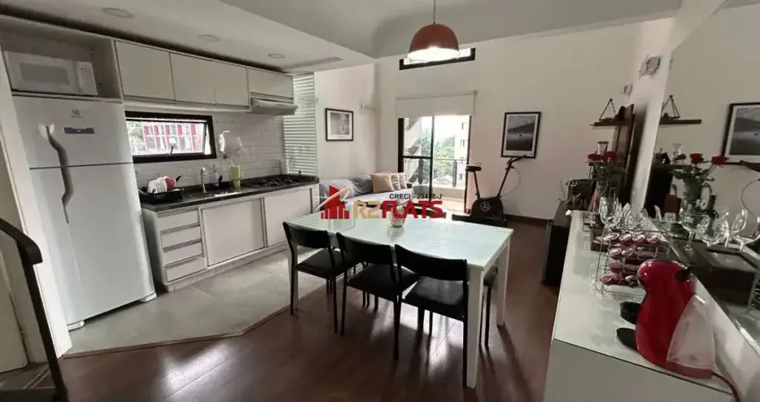 Flat com 1 quarto para alugar na Avenida Moema, 177, Moema, São Paulo