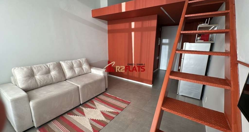 Flat com 1 quarto para alugar na Alameda dos Arapanés, 195, Moema, São Paulo