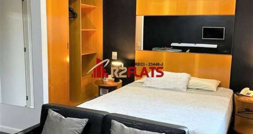 Flat com 1 quarto à venda na Avenida Macuco, 595, Moema, São Paulo
