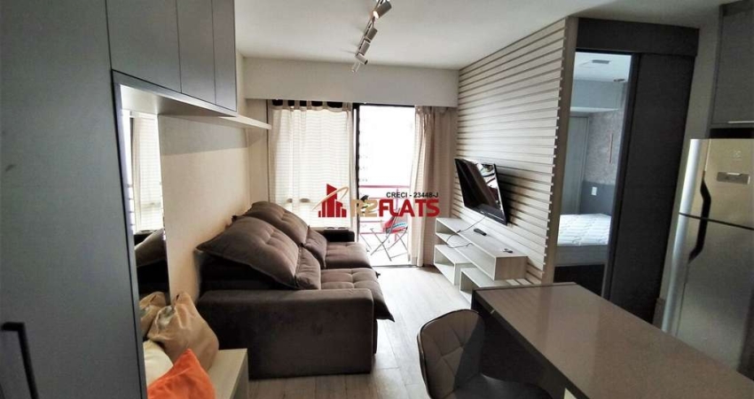 Flat com 1 quarto para alugar na Alameda Jauaperi, 1083, Moema, São Paulo