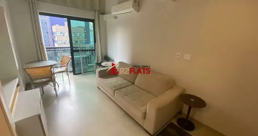 Flat com 1 quarto para alugar na Avenida Ibijaú, 355, Moema, São Paulo
