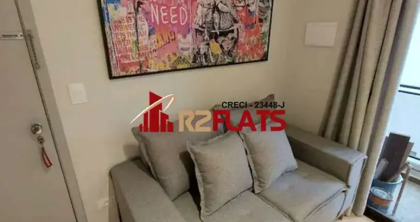 Flat com 1 quarto à venda na Avenida Rouxinol, 174, Moema, São Paulo