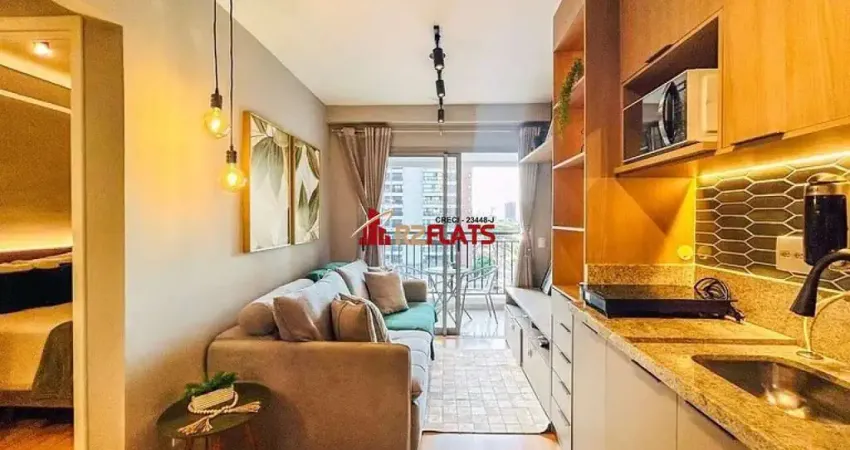 Flat com 1 quarto à venda na Alameda dos Jurupis, 1809, Moema, São Paulo