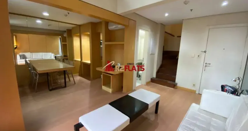 Flat com 2 quartos para alugar na Avenida Ibijaú, 355, Moema, São Paulo