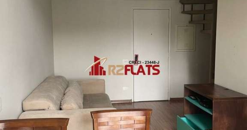 Flat com 1 quarto para alugar na Avenida Moema, 177, Moema, São Paulo