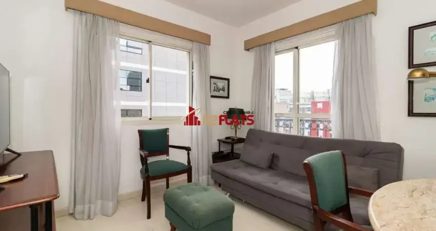 Flat com 1 quarto para alugar na Rua Funchal, 111, Vila Olímpia, São Paulo