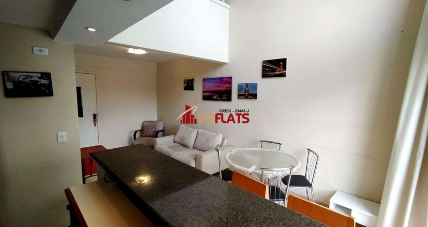 Flat com 1 quarto para alugar na Avenida Moema, 177, Moema, São Paulo