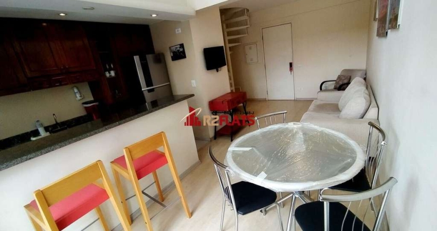 Flat com 1 quarto para alugar na Avenida Moema, 177, Moema, São Paulo