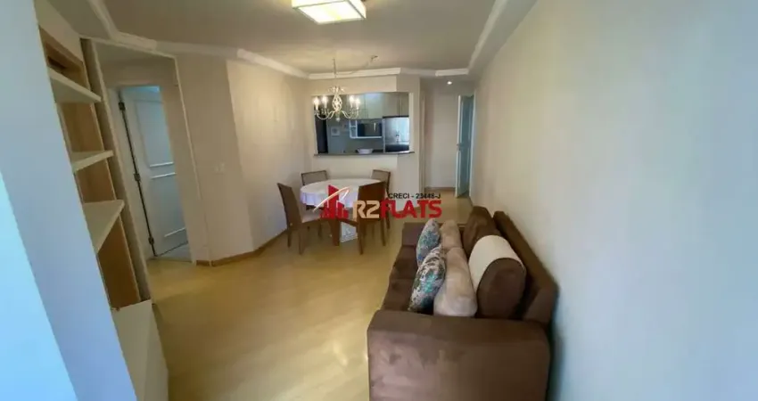 Flat com 2 quartos para alugar na Avenida Miruna, 320, Moema, São Paulo
