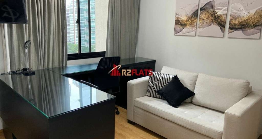 Flat com 1 quarto para alugar na Avenida Rouxinol, 55, Moema, São Paulo