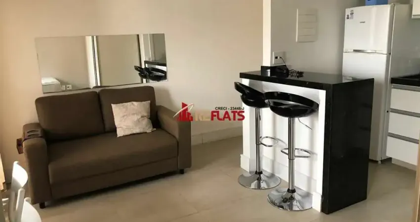 Flat com 1 quarto para alugar na Avenida Ibijaú, 364, Moema, São Paulo