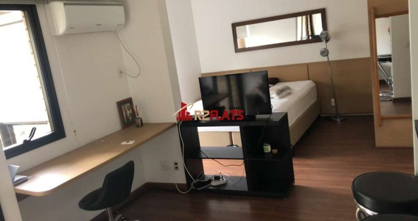 Flat com 1 quarto para alugar na Avenida Ibijaú, 364, Moema, São Paulo