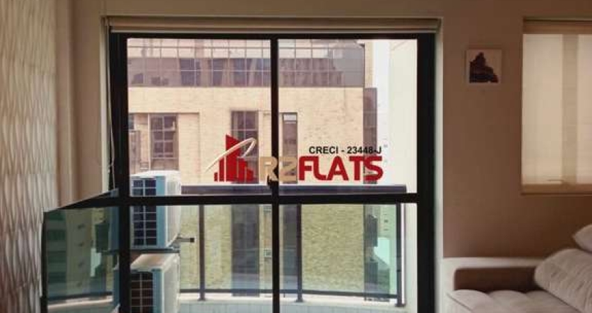 Flat com 2 quartos para alugar na Avenida Ibijaú, 355, Moema, São Paulo